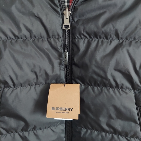 NWT Burberry Reversible Puffer Woman's Jacket Hemsworth Down Winter Jacket - Picture 12 of 13